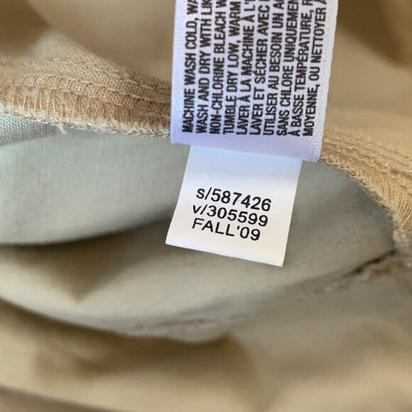 Gap Vena Cava Khaki Short Sleeve Mini Dress Tan Black Beige Cocktail Party Boho - Picture 14 of 15